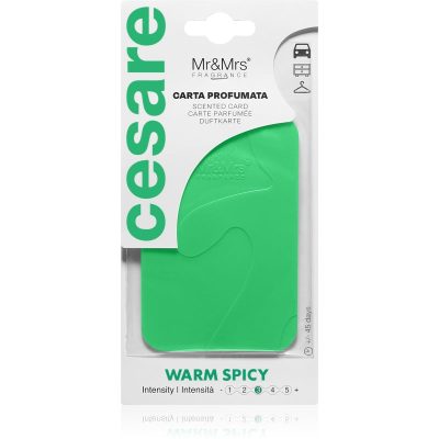 Mr & Mrs Fragrance Cesare Warm Spicy vonná visačka 1 ks - parfo.cz