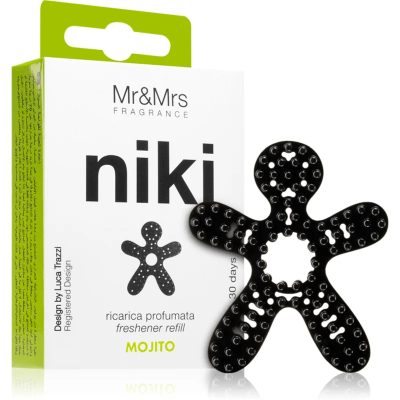 Mr & Mrs Fragrance Niki Mojito vůně do auta náhradní náplň 1 ks - parfo.cz