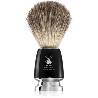 Mühle RYTMO Pure Badger štětka na holení z jezevčí srsti Black Resin 1 ks - parfo.cz