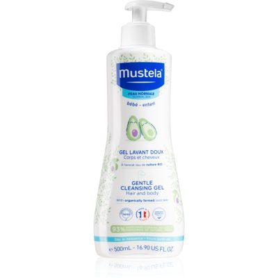 Mustela Bébé Bain tělový a vlasový mycí gel pro děti 500 ml - parfo.cz