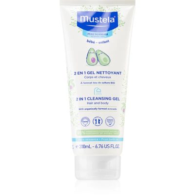 Mustela Bébé mycí gel na tělo a vlasy pro děti 200 ml - parfo.cz