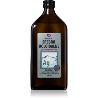 MyVita Koloidní stříbro 50ppm tonikum čisticí 500 ml - parfo.cz
