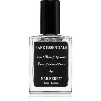 NAILBERRY Bare Essentials podkladový a vrchní lak na nehty 15 ml - parfo.cz