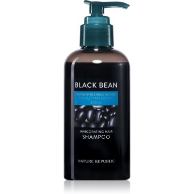 NATURE REPUBLIC Black Bean Invigorating Hair Shampoo šampon proti řídnutí a padání vlasů 300 ml - parfo.cz