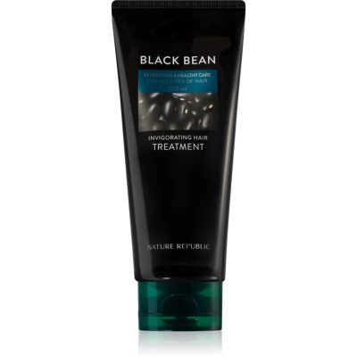 NATURE REPUBLIC Black Bean Invigorating Hair Treatment vlasová kúra proti řídnutí vlasů 200 ml - parfo.cz