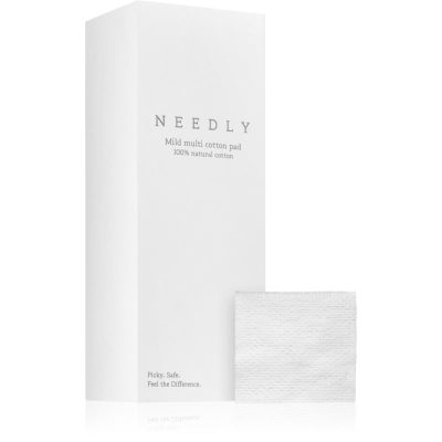 NEEDLY Mild Cleansing Multi Cotton Pad bavlněné tamponky pro odlíčení a čištění pleti 100 ks - parfo.cz