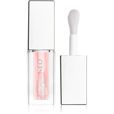 NEO MAKE UP Intense Serum Glossy Lipgloss pečující lesk na rty odstín 02 Blush Flush 5 ml - parfo.cz