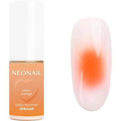 NEONAIL Baby Boomer Airbrush barevný pudr na nehty odstín Neon Orange 5 g - parfo.cz