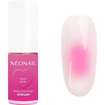 NEONAIL Baby Boomer Airbrush barevný pudr na nehty odstín Neon Pink 5 g - parfo.cz