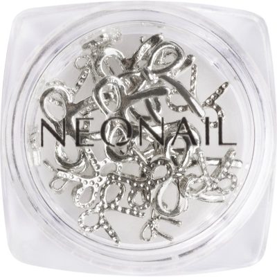 NEONAIL Nail Art 3D Bows dekorace na nehty odstín Silver 1 ks - parfo.cz