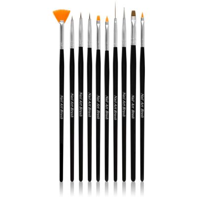 NEONAIL Nail Art Brushes sada štětců na nehty 10 ks - parfo.cz