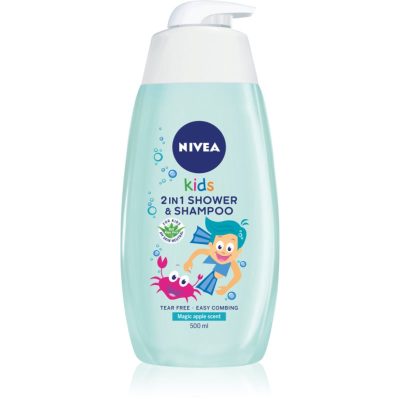 NIVEA Kids Boy sprchový gel a šampon pro chlapce 500 ml - parfo.cz