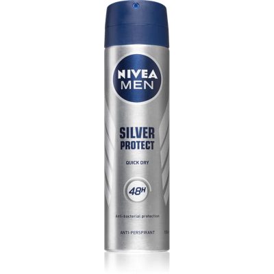 NIVEA MEN Silver Protect antiperspirant ve spreji 48h 150 ml - parfo.cz