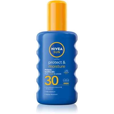 NIVEA SUN Protect & Moisture hydratační sprej na opalování SPF 30 200 ml - parfo.cz
