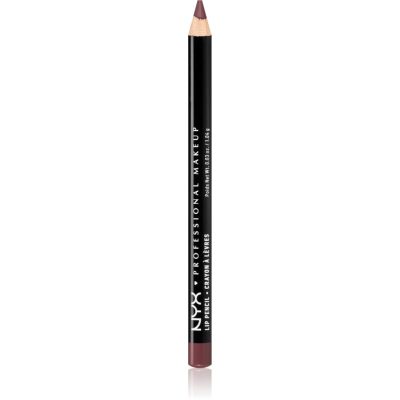 NYX Professional Makeup Slim Lip Pencil precizní tužka na rty odstín 809 Mahogany 1 g - parfo.cz