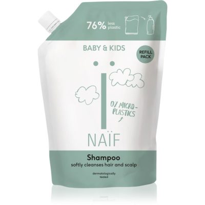 Naif Baby & Kids Shampoo výživný šampon pro děti od narození náhradní náplň 500 ml - parfo.cz