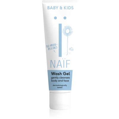 Naif Baby & Kids Wash Gel čisticí a mycí gel pro děti a miminka na tělo a obličej 30 ml - parfo.cz