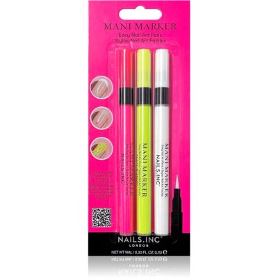 Nails Inc. Mani Marker Trio manikúrní set 3x3 ml - parfo.cz