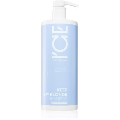 Natura Siberica ICE Professional Keep My Blonde šampon neutralizující žluté tóny pro zesvětlené