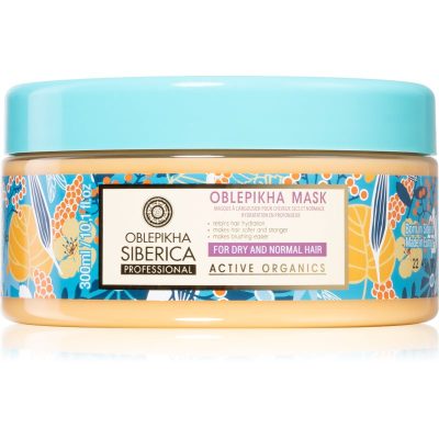 Natura Siberica Oblepikha (Sea-Buckthorn) hydratační a vyživující maska pro suché a normální vlasy 300 ml - parfo.cz