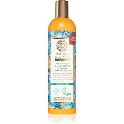 Natura Siberica Oblepikha (Sea-Buckthorn) kondicionér pro maximální objem vlasů 400 ml - parfo.cz