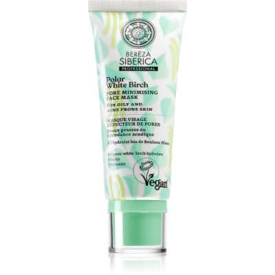 Natura Siberica Polar White Birch čisticí maska pro redukci kožního mazu a minimalizaci pórů 100 ml - parfo.cz
