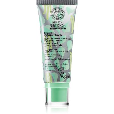 Natura Siberica Polar White Birch zklidňující a regenerační maska pro mastnou a problematickou pleť 100 ml - parfo.cz
