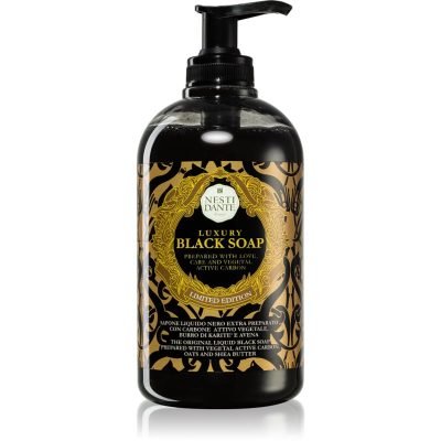 Nesti Dante Luxury Black tekuté mýdlo s pumpičkou 500 ml - parfo.cz