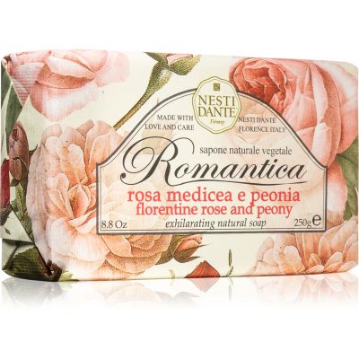 Nesti Dante Romantica Florentine Rose and Peony přírodní mýdlo 250 g - parfo.cz