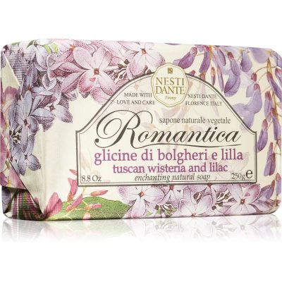 Nesti Dante Romantica Tuscan Wisteria & Lilac přírodní mýdlo 250 g - parfo.cz
