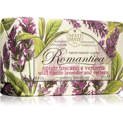 Nesti Dante Romantica Wild Tuscan Lavender and Verbena přírodní mýdlo 250 g - parfo.cz