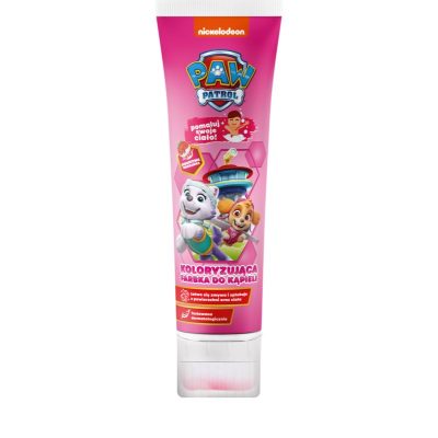 Nickelodeon Paw Patrol Coloring Bath Paint pěna do koupele pro děti Pink Strawberry 150 ml - parfo.cz
