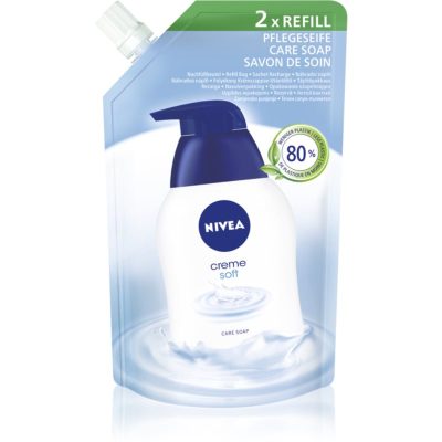 Nivea Creme Soft tekuté mýdlo náhradní náplň 500 ml - parfo.cz