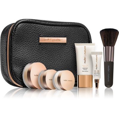 Nude by Nature Complexion Essentials Starter Kit dárková sada pro ženy 04 Rose Beige - parfo.cz