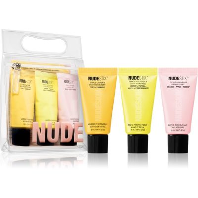 Nudestix Nudeskin 3-Step: Citrus Renew Set cestovní sada na obličej - parfo.cz