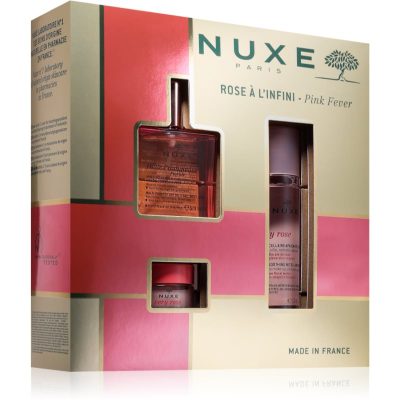 Nuxe Huile Prodigieuse Pink Fever dárková sada na obličej a tělo - parfo.cz