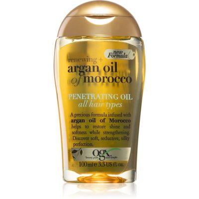 OGX Argan Oil Of Morocco vyživující olej pro lesk a hebkost vlasů 100 ml - parfo.cz