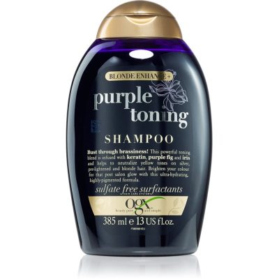 OGX Blonde Enhance+ Purple Toning fialový šampon neutralizující žluté tóny 385 ml - parfo.cz