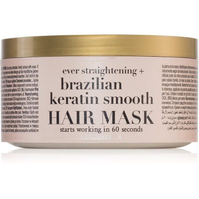 OGX Brazilian Keratin Smooth uhlazující maska s keratinem 300 ml - parfo.cz