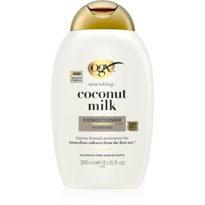 OGX Coconut Milk hydratační kondicionér s kokosovým olejem 385 ml - parfo.cz