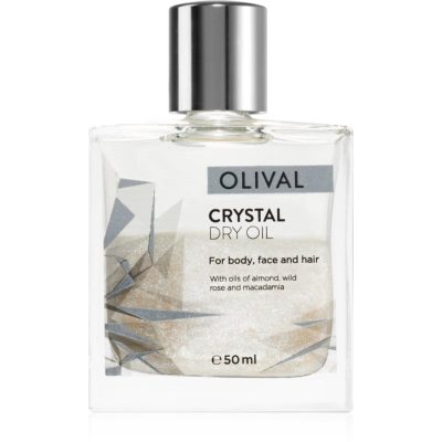 Olival Crystal multifunkční suchý olej se třpytkami na obličej