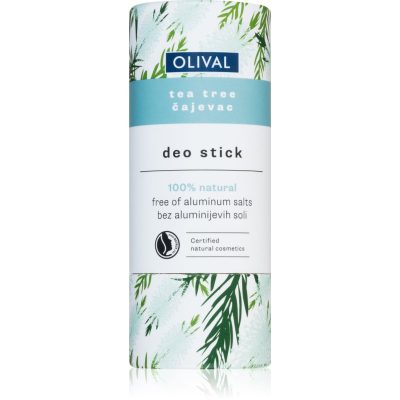 Olival Natural Tea Tree tuhý deodorant bez obsahu hliníkových solí 40 g - parfo.cz