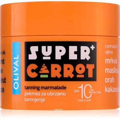 Olival SUPER Carrot přípravek k urychlení a prodloužení opálení SPF 10 100 ml - parfo.cz