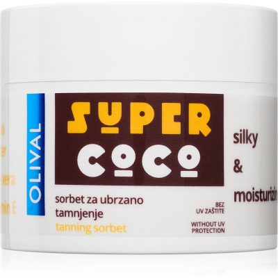 Olival SUPER Coco hydratační tělový sorbet pro urychlení opalování 100 ml - parfo.cz
