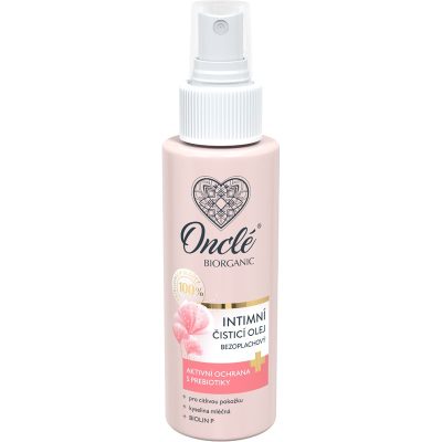 Onclé Biorganic čisticí olej na intimní hygienu 100 ml - parfo.cz