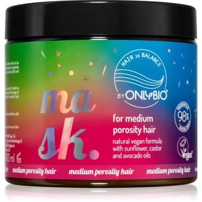 OnlyBio Hair in Balance vyživující maska pro suché vlasy 400 ml - parfo.cz