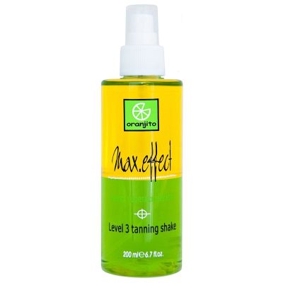 Oranjito Level 3 Shake dvoufázový opalovací sprej do solária 200 ml - parfo.cz