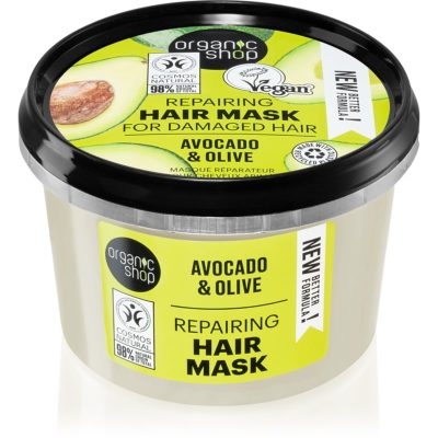 Organic Shop Avocado & Olive regenerační maska na vlasy 250 ml - parfo.cz