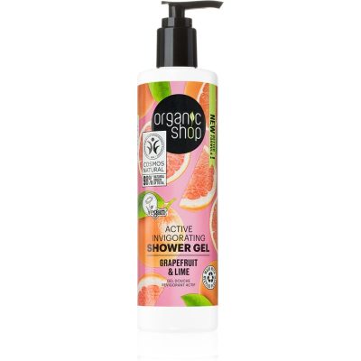 Organic Shop Grapefruit & Lime aktivní sprchový gel 280 ml - parfo.cz