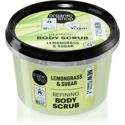 Organic Shop Lemongrass & Sugar jemný peeling na tělo 250 ml - parfo.cz